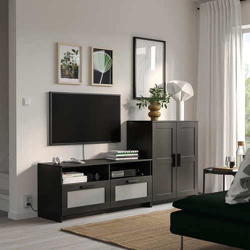 BRIMNES, TV storage combination. 2 of 6 open dialog