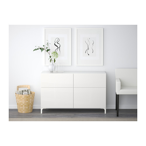 BESTÅ, aparador con puertas y gavetas. 3 de 5 abrir diálogo