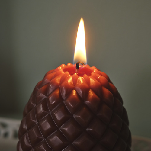 SNÖSISKA, unscented pillar candle. 2 of 2 open dialog