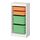 Selecciona variación de color: blanco/naranja claro-verde vivo, 18 1/8x11 3/4 "x37 "
