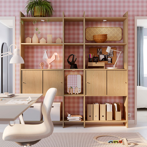 LÅDMAKARE, storage cabinet with sliding doors and 11 shelves. 4 of 8 open dialog