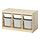 Select colour variation: light white stained pine white/gray