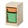 Select colour variation: Light orange / bright green