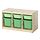 Current variation: light white stained pine light green/bright green
