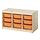 Select colour variation: light white stained pine/light orange, 36 5/8 "x17 3/8 "x20 1/2 "