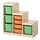 Select colour variation: Light white stained pine / light orange / bright green