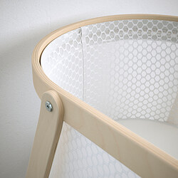 Measurement Illustration - ÄLSKVÄRD bassinet with sleeping pad