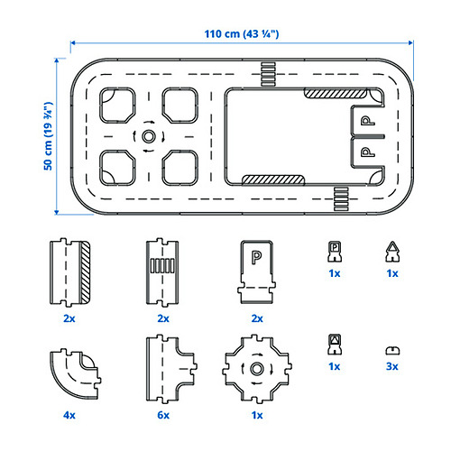 RÄVUNGE, 23-piece car track set. 8 of 8 open dialog