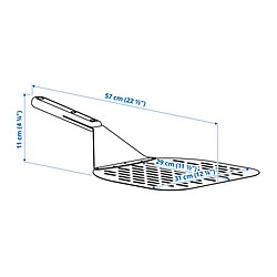 Measurement Illustration - HAVSTULPAN pizza peel