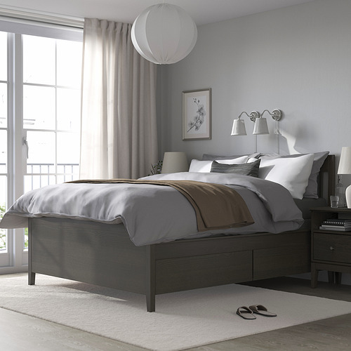 IDANÄS, cama Queen con almacenaje. 2 de 11 abrir diálogo