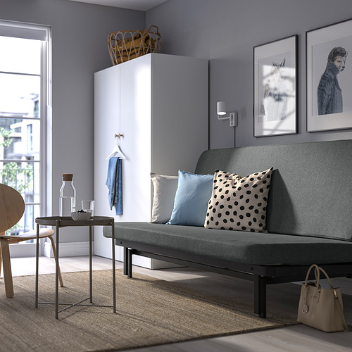 NYHAMN, sleeper sofa 3 seat with pocket spring mattress. 3 of 8 open dialog