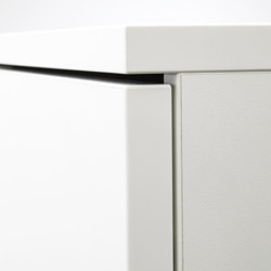 Measurement Illustration - GALANT cabinet with doors