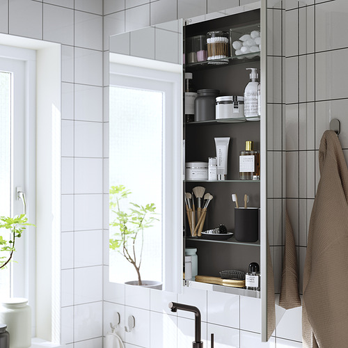 LETTAN, mueble de baño con espejo y puertas. 3 de 4 abrir diálogo
