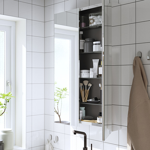 LETTAN, mirror cabinet with doors. 3 of 4 open dialog