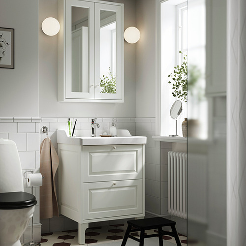 TÄNNFORSEN, Mueble con espejo y puertas. 2 de 3 abrir diálogo