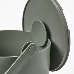 Measurement Illustration - FARMARKVAST bin with lid for organic waste