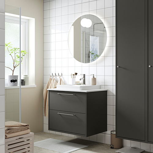 HAVBÄCK / ORRSJÖN, sink cabinet with drawers and DALSKÄR faucet,. 2 of 8 open dialog