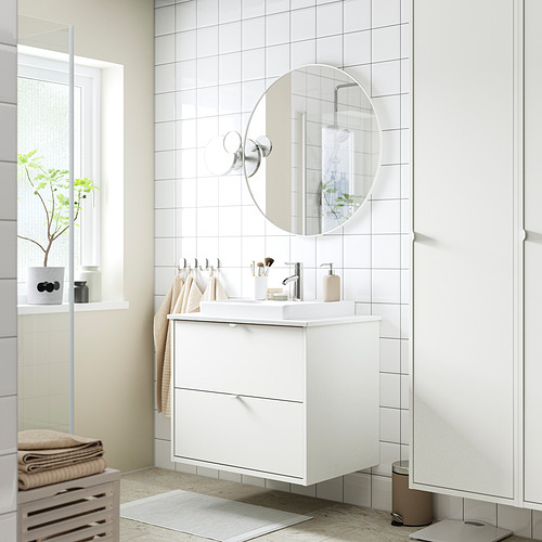 HAVBÄCK / ORRSJÖN, sink cabinet with drawers and DALSKÄR faucet,. 2 of 8 open dialog