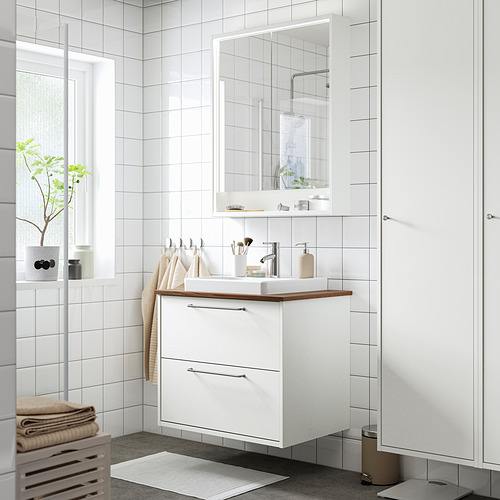 HAVBÄCK / ORRSJÖN, sink cabinet with drawers and DALSKÄR faucet,. 2 of 8 open dialog