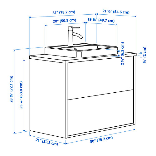 HAVBÄCK / ORRSJÖN, wash-stnd w drawers/wash-basin. 7 of 7 open dialog