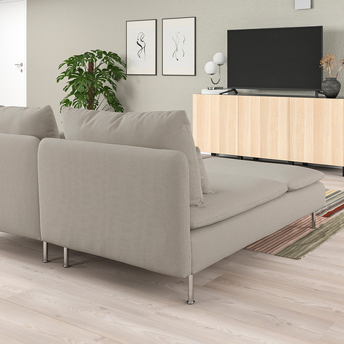 SÖDERHAMN, 2 seat sofa with chaiselongue. 3 of 7 open dialog