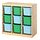 Select colour variation: room divider light white stained pine/light blue-bright green, 36 5/8 "x17 3/8 "x35 7/8 "