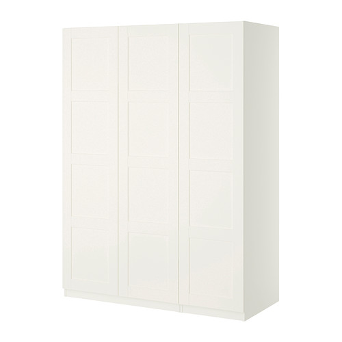 Armario PAX blanco, diseño moderno, 3 puertas, estilo minimalista.