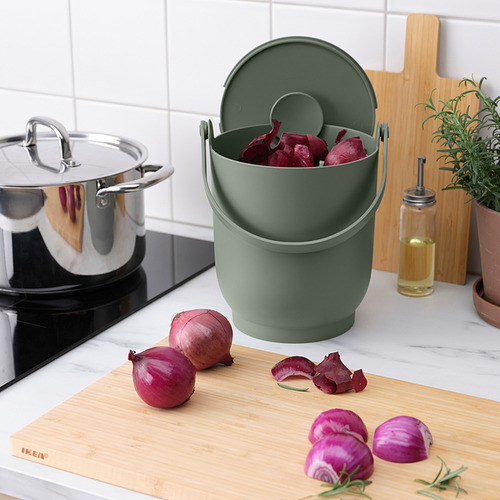 FARMARKVAST, bin with lid for organic waste. 4 of 8 open dialog