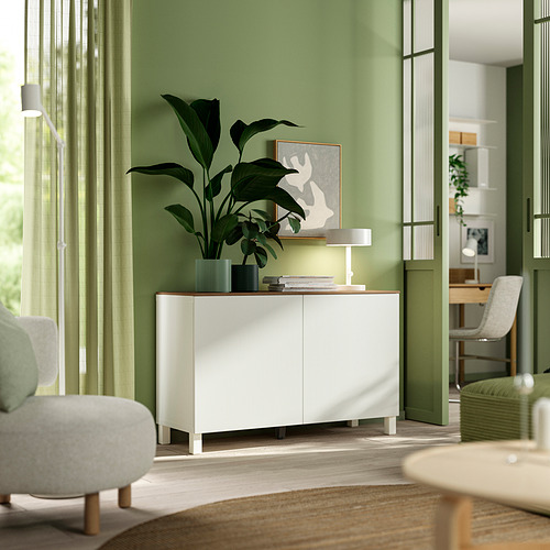 BESTÅ, storage combination with doors. 2 of 3 open dialog