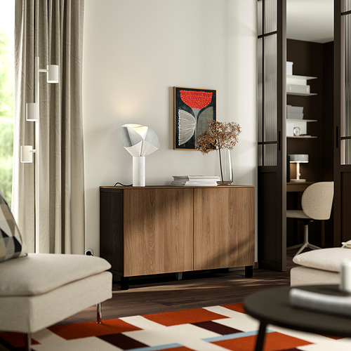 BESTÅ, combinación almacenamiento+puertas. 2 de 3 abrir diálogo