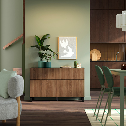 BESTÅ, comb almacenamiento+puertas/cajones. 2 de 4 abrir diálogo
