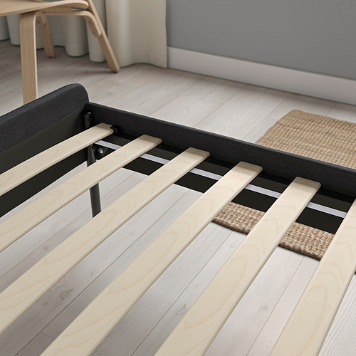 SLATTUM, cama Queen tapizado. 5 de 8 abrir diálogo
