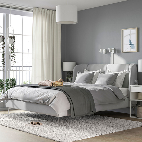 TUFJORD, upholstered Queen bed . 2 of 10 open dialog