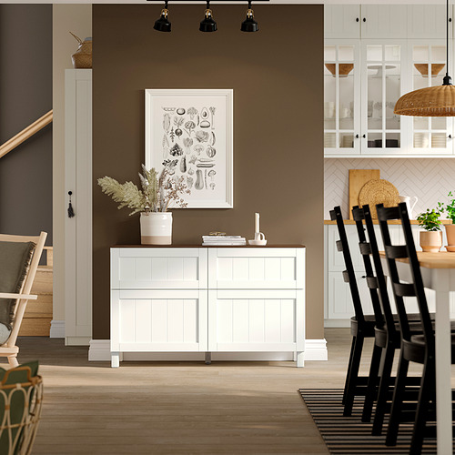 BESTÅ, storage combination with drawer runner, push-open. 3 of 4 open dialog