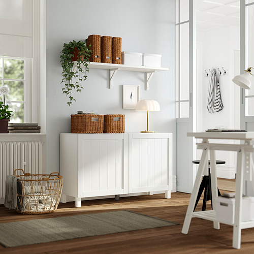BESTÅ, combinación almacenamiento+puertas. 2 de 3 abrir diálogo