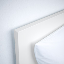 Measurement Illustration - MALM bed Full with mattress