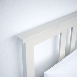 Ilustración de medidas - HEMNES cama King con colchón 