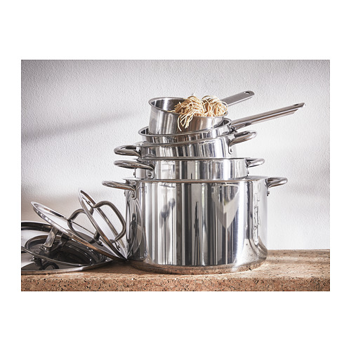 IKEA 365+, batería de cocina, 9 piezas. 3 de 5 abrir diálogo