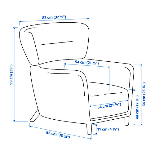 OSKARSHAMN, sillón de orejas. 5 de 6 abrir diálogo
