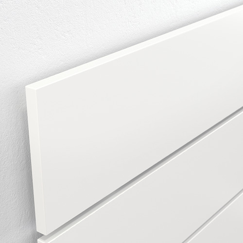 Measurement Illustration - NORDLI bed King with mattress and headboard