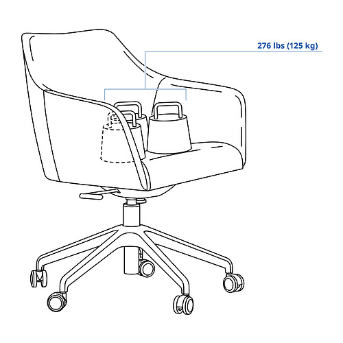 TOSSBERG / LÅNGFJÄLL, silla para reuniones. 3 de 8 abrir diálogo