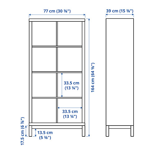 KALLAX, shelving unit with underframe. 6 of 6 open dialog