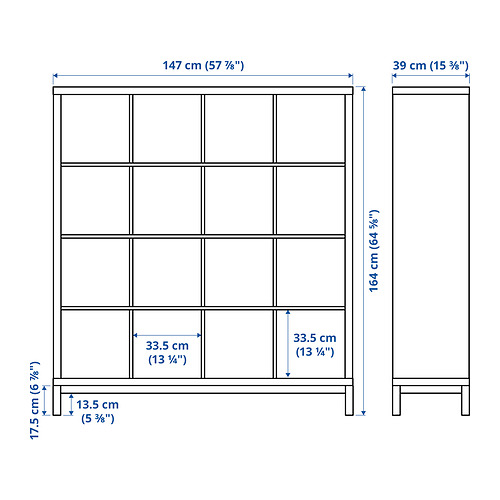 KALLAX, shelving unit with underframe. 7 of 7 open dialog