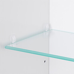 Measurement Illustration - TREASJÖN mirror cabinet with 1 door & integrated light,