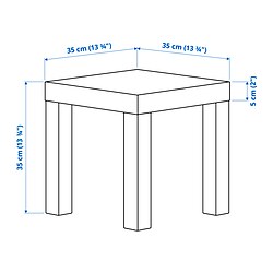 Measurement Illustration - LACK side table