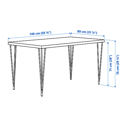 SKÅLSTA, dining table and 4 chairs. 6 of 7 open dialog