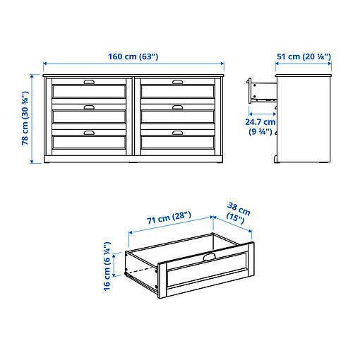 FÅGELFJÄLLET, muebles de dormitorio, juego de 5. 13 de 14 abrir diálogo