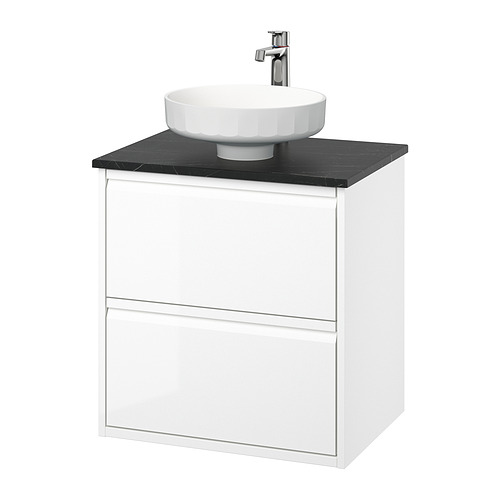 ÄNGSJÖN / LERSJÖN, sink cabinet with 2 drawers and BROGRUND tap. 1 of 8 open dialog