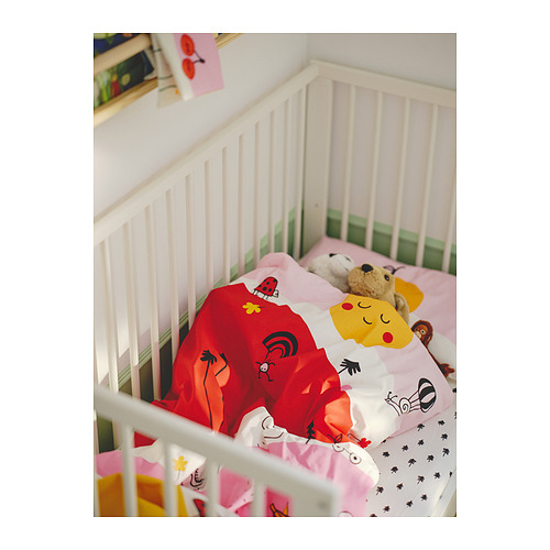 GRÖNFINK, crib fitted sheet. 4 of 4 open dialog