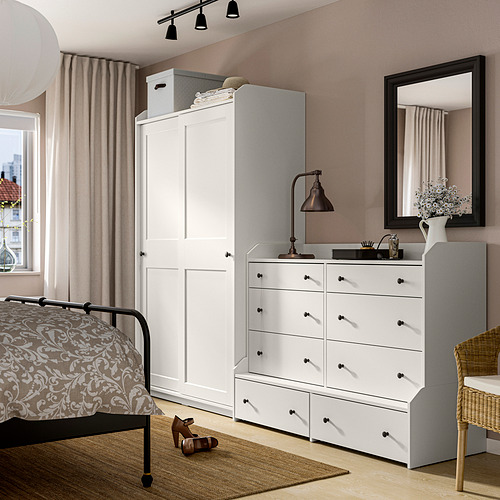 HAUGA, storage combination with drawers. 2 of 6 open dialog